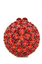 Diamante Round Shaped Evening Bag