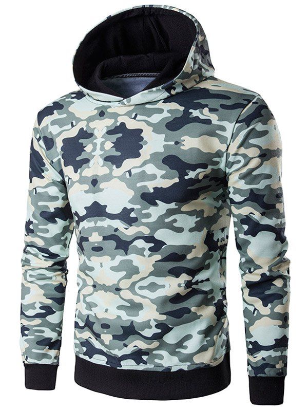 army print hoodie