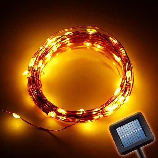 

Solar Power LED String Light Christmas Festival Decoration Supplies, Warm white light