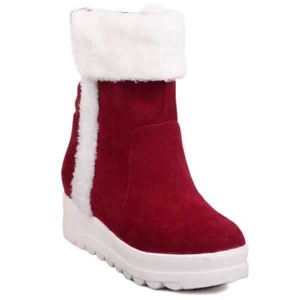 womens fuzzy snow boots