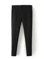 Plus Size Striped Skinny Pants - Noir 2XL