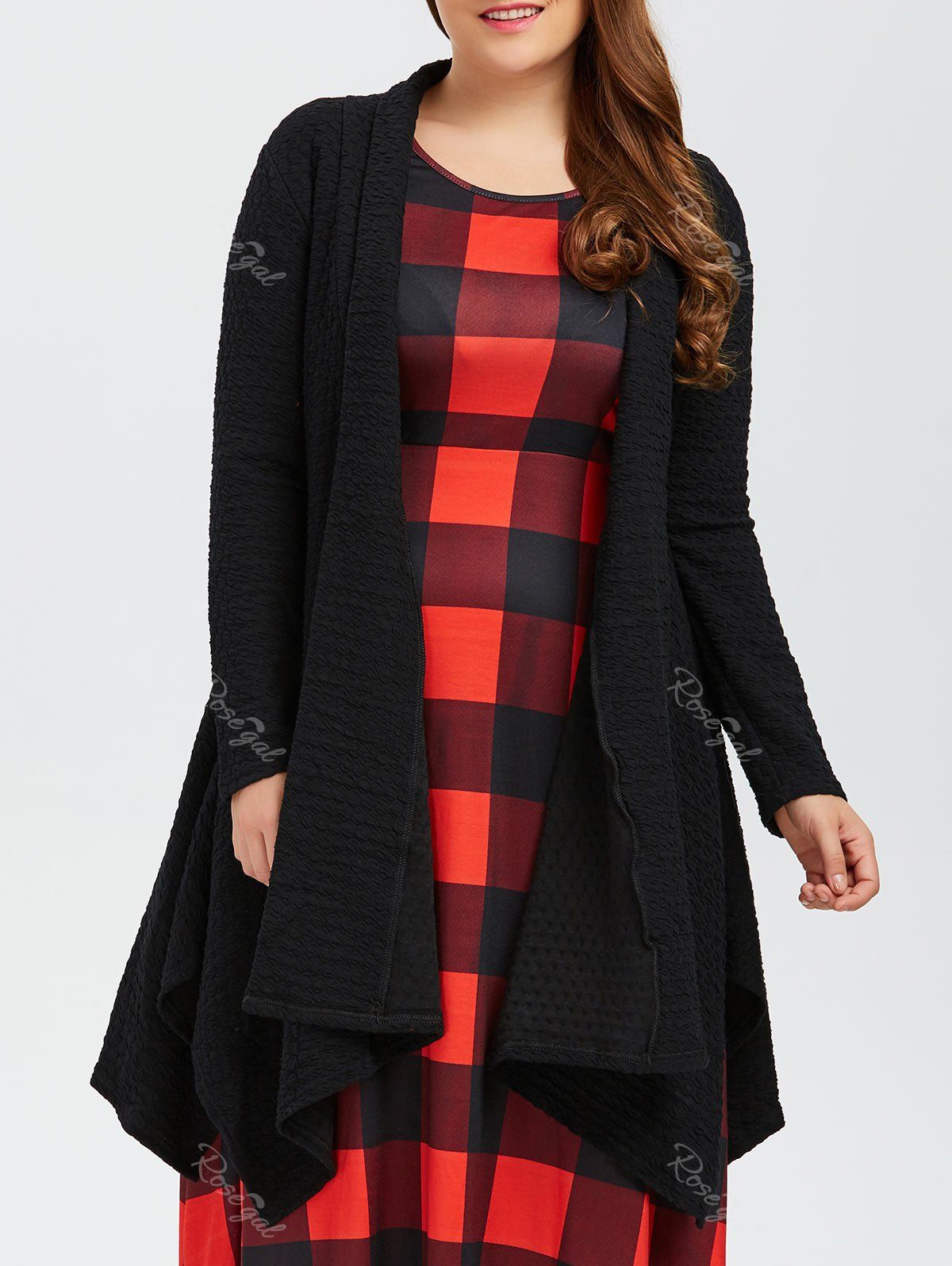 plus size cardigan duster