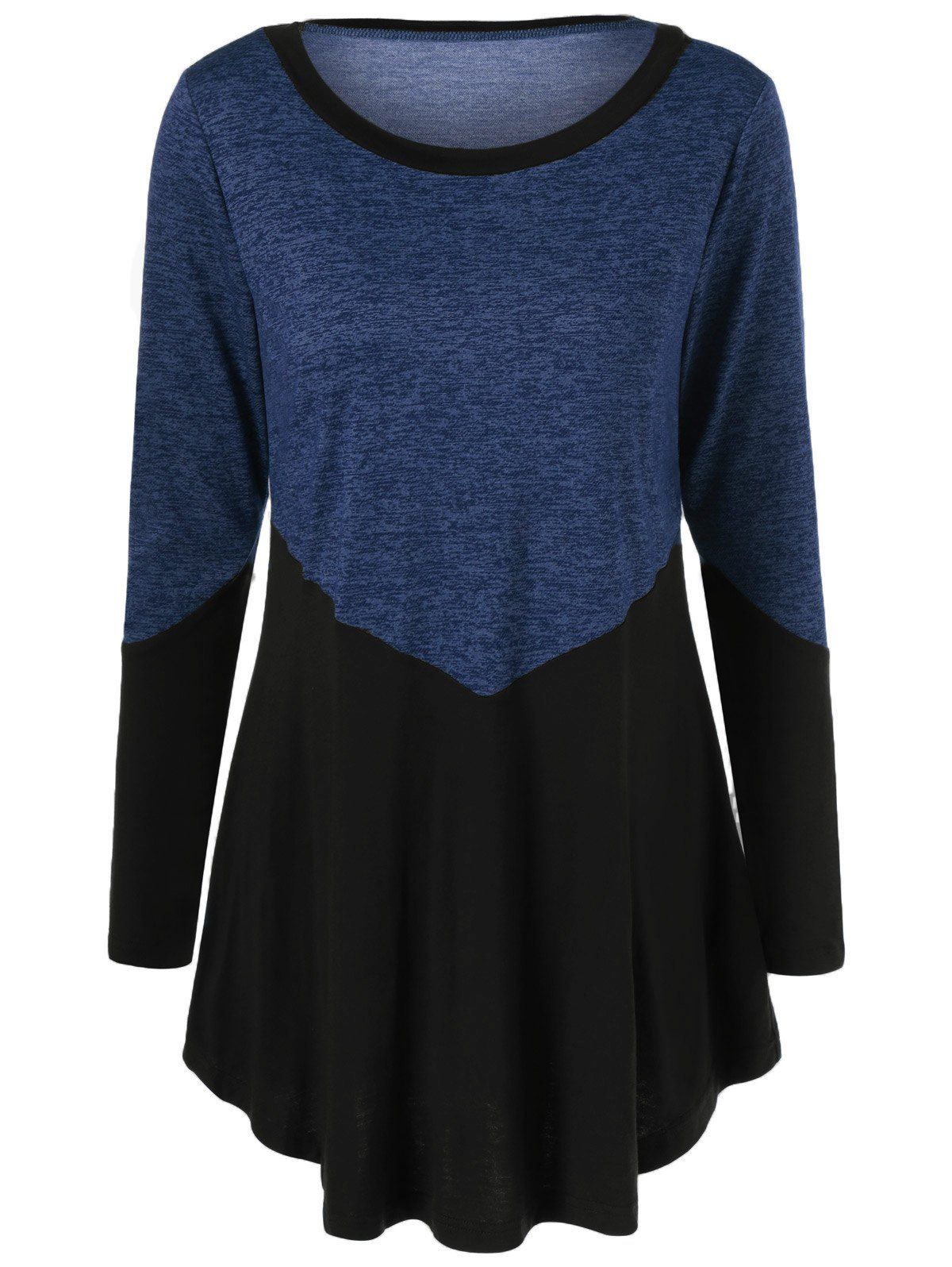 

Patchwork Heather T-Shirt, Black