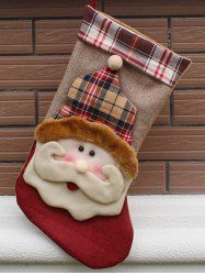 Christmas Santa Hanging Stocking Decoration Present Bag Sock -  