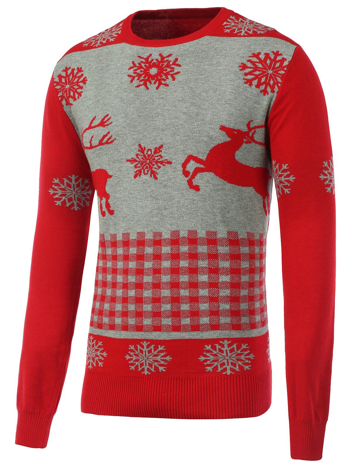 crew neck christmas sweater
