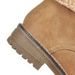 Faux Fur Trim Lace Up Ankle Boots -  