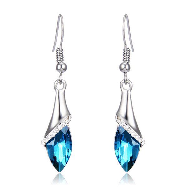 

Faux Crystal Zircon Drop Earrings, Oasis