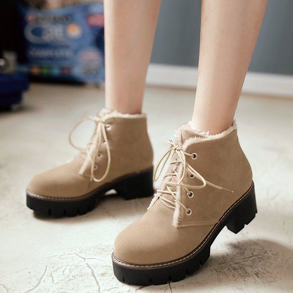 rain boots with fur trim