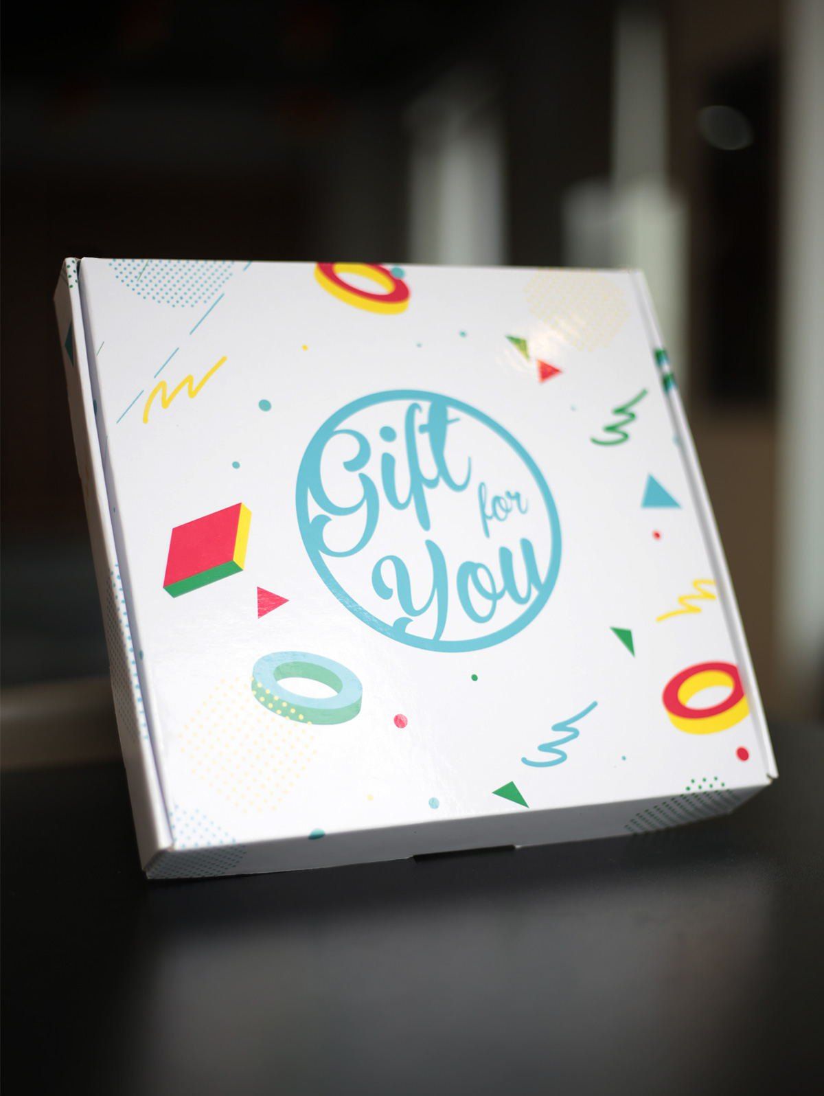 

Gift For You Christmas Box, White