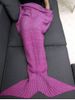 Knitted Sleeping Bed Throw Wrap Mermaid Blanket -  