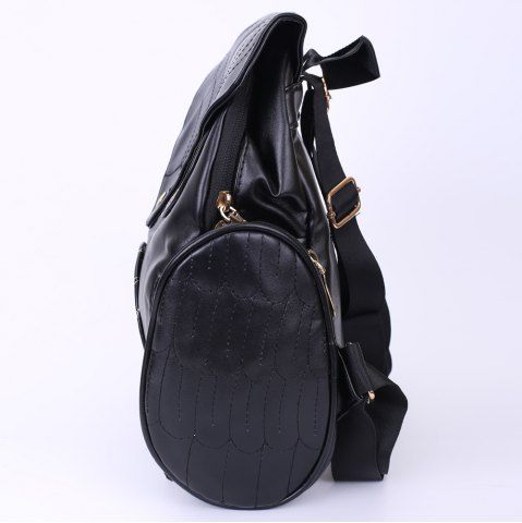 Preppy Owl Pattern and Stitching Design Women's Satchel