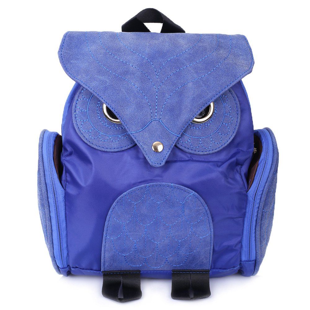 

Stylish Owl Shape Solid Color Design Women Shoulder Satchel, Blue