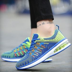 color block running shoes
