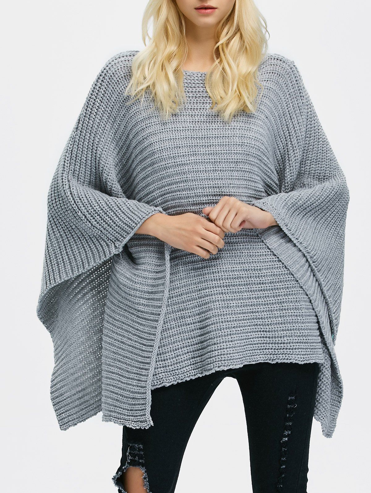 Fashion Chunky Knit Oversized Sweater  