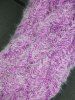 Couverture sac de couchage tricoté motif sirène - Violet clair 