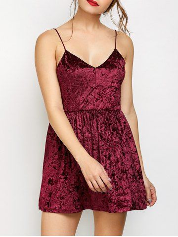 Backless Criss-cross Sequins Embellished Mini Dress