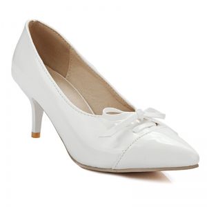 Pointed Toe Bowknot Pumps
