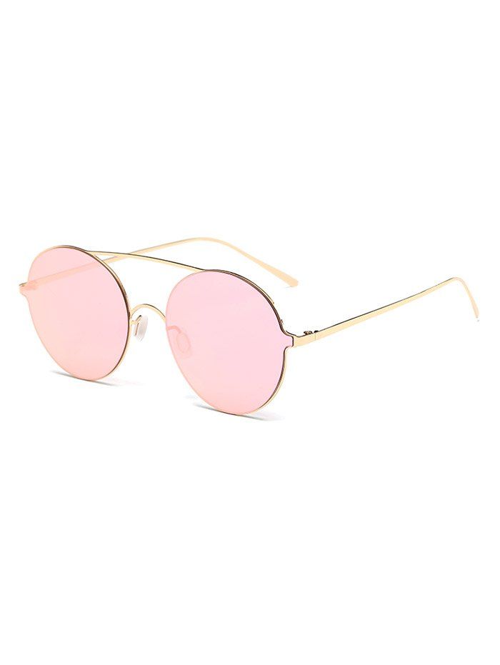 2019 Crossbar Metallic Round Mirrored Sunglasses Rosegal Com New Crossbar Metallic Round Mirrored Sunglasses