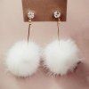 Boucles d'oreilles Boule strass -  