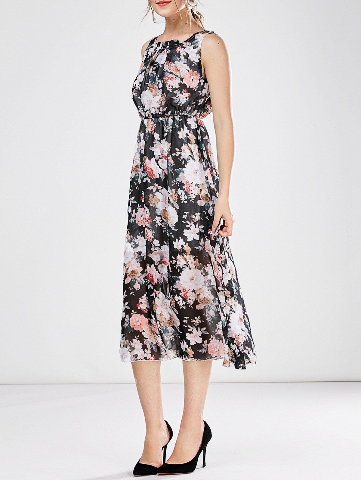 robe midi mousseline
