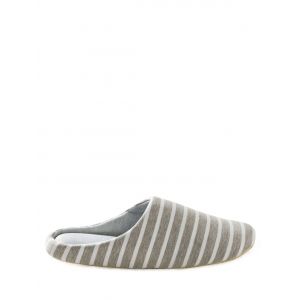 Striped Cotton Fabric House Slippers