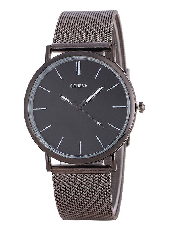

Metal Mesh Band Analog Watch, Frost