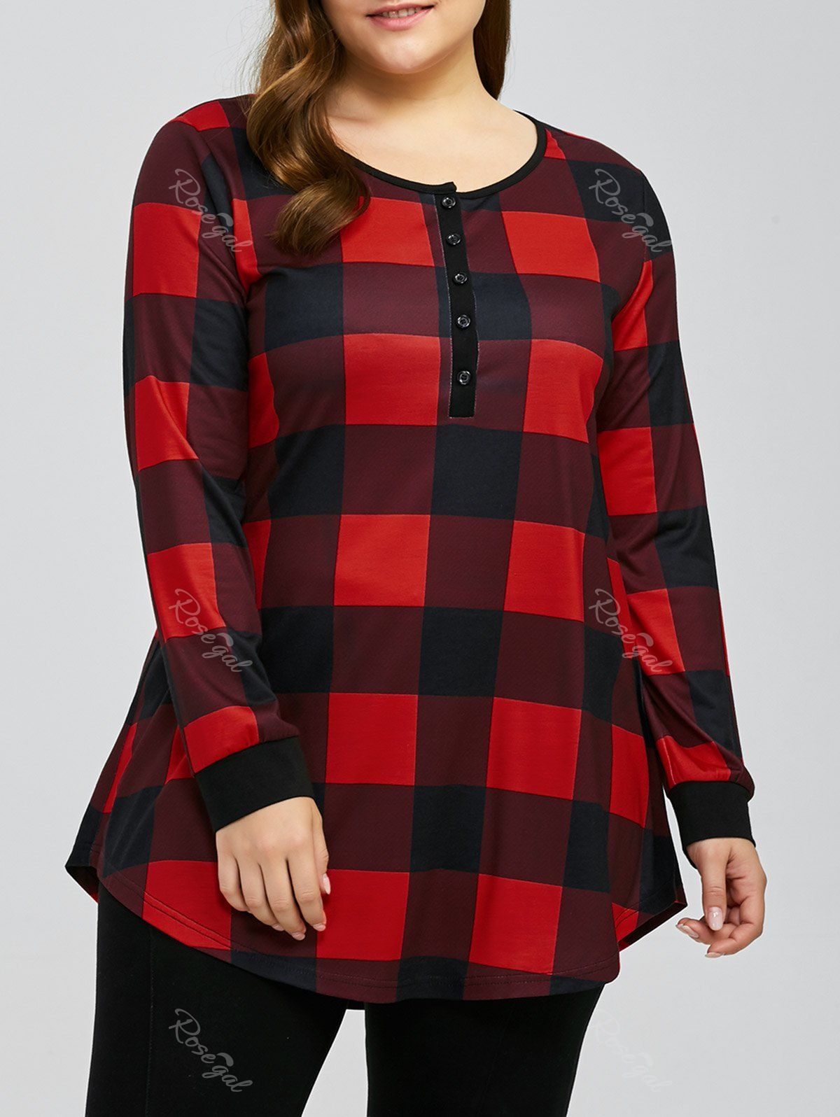 red t shirt plus size