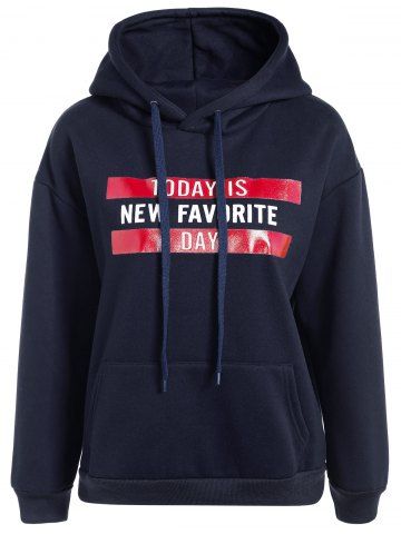 rosegal kangaroo hoodie pocket letter hoodies sweatshirts