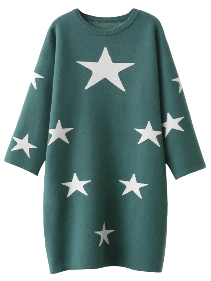star jumper dress