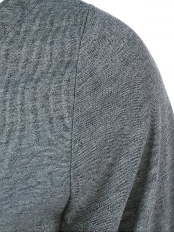

Halloween Skull Print Skew Collar Plus Size Sweatshirt, Gray
