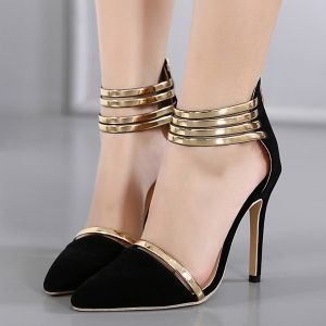 Two Piece Zipper Pumps