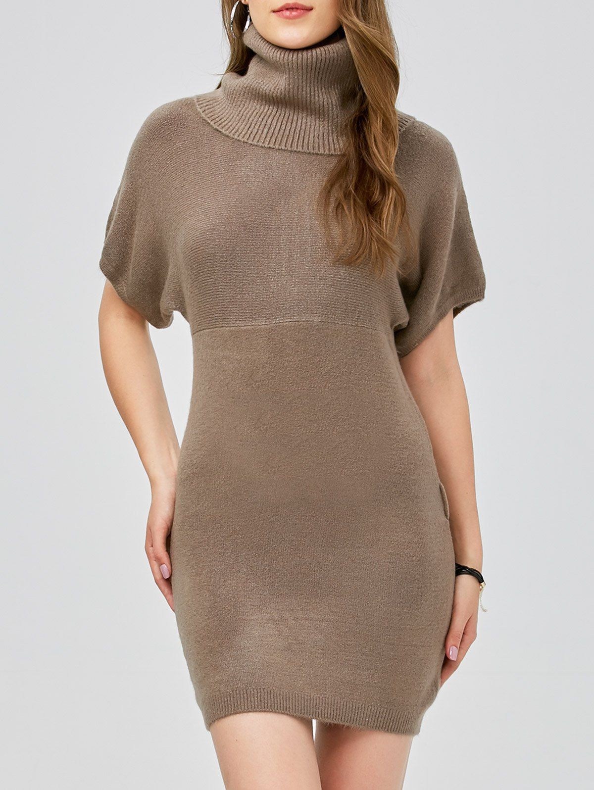 one shoulder jumper dress