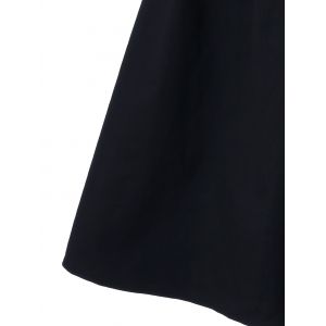 ruched tie flares