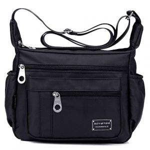 Leisure Zippers and Nylon Design Shoulder Bag For Women