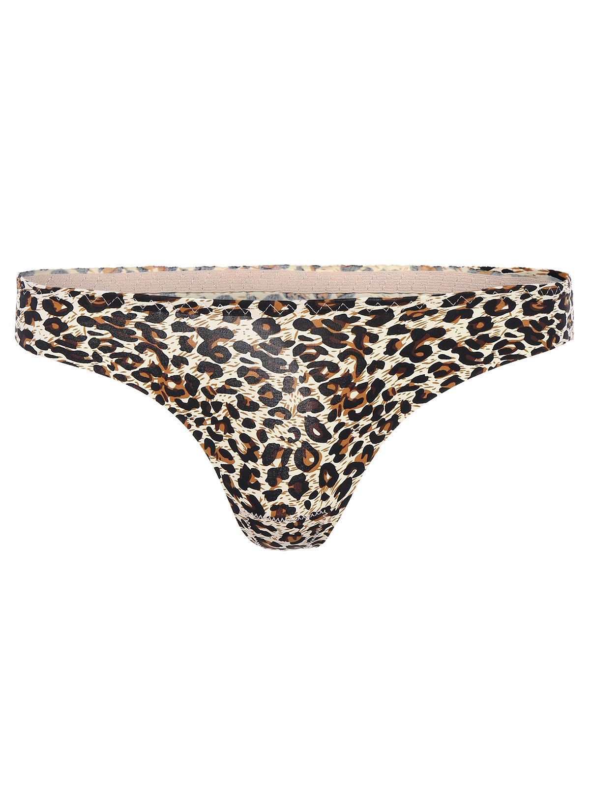 [44% OFF] Low Rise Leopard Panties | Rosegal