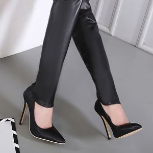 Convertible Faux Leather Pumps