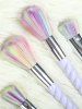 5 Pcs Unicorn Makeup Brushes Set -  