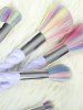 5 Pcs Unicorn Makeup Brushes Set -  
