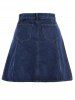Knee Length Jean Skirt -  