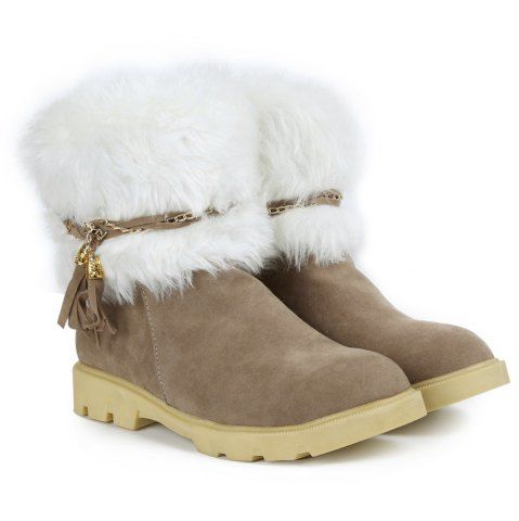Tassels Cold Weather Ankle Boots