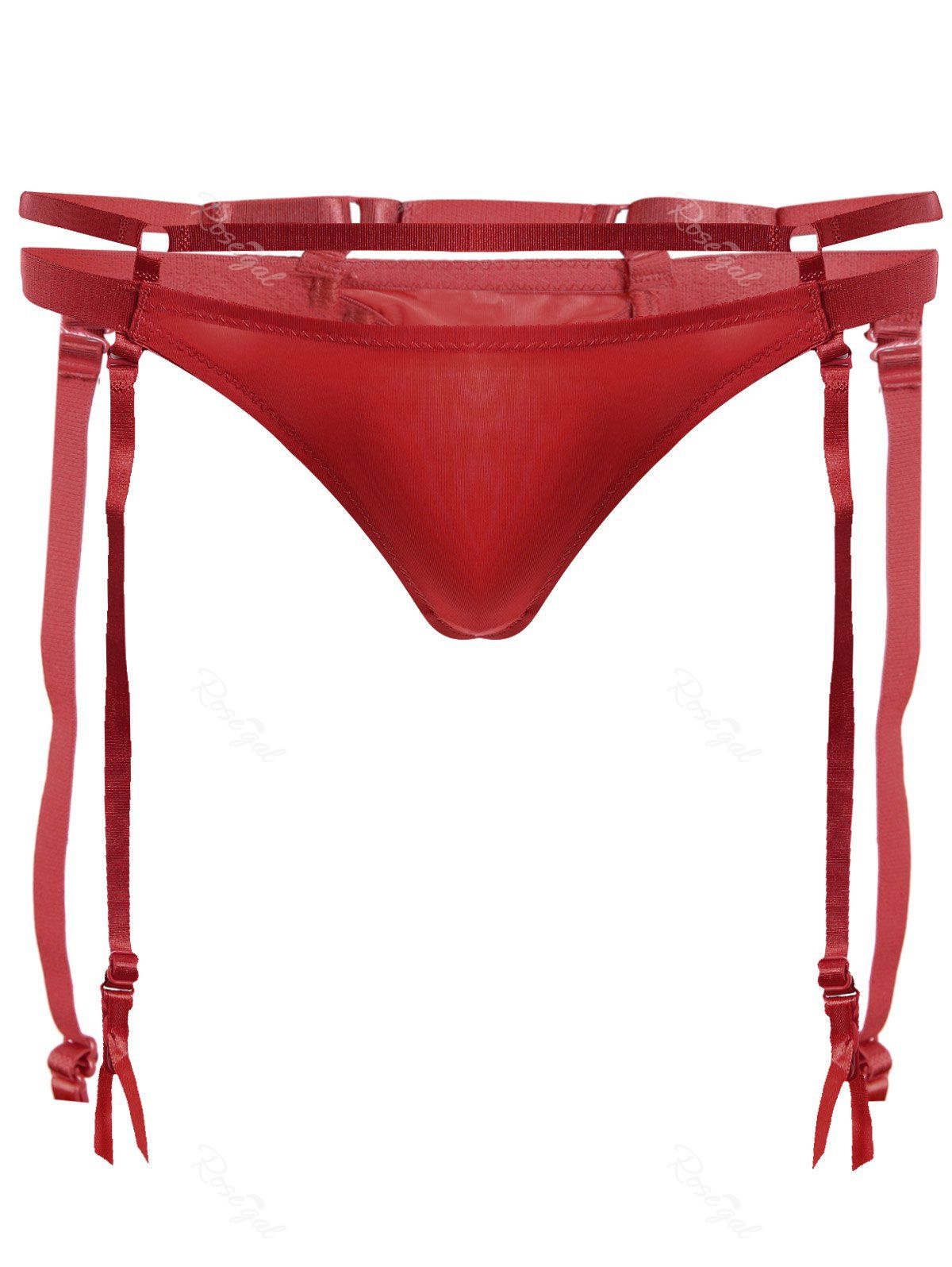 2018 Plus Size Cut Out Briefs In Burgundy 2xl | Rosegal.com