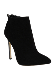 Pointed Toe Stiletto Heel Ankle Boots -  