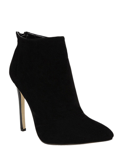 New Pointed Toe Stiletto Heel Ankle Boots  