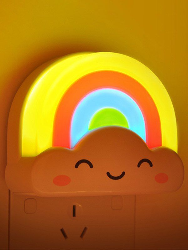 

Creative Mini Voice Control Rainbow LED Night Light, Colorful