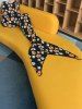Couverture Sirène Confortable pour Canapé Design Citrouille-Lanterne d'Halloween - Noir 