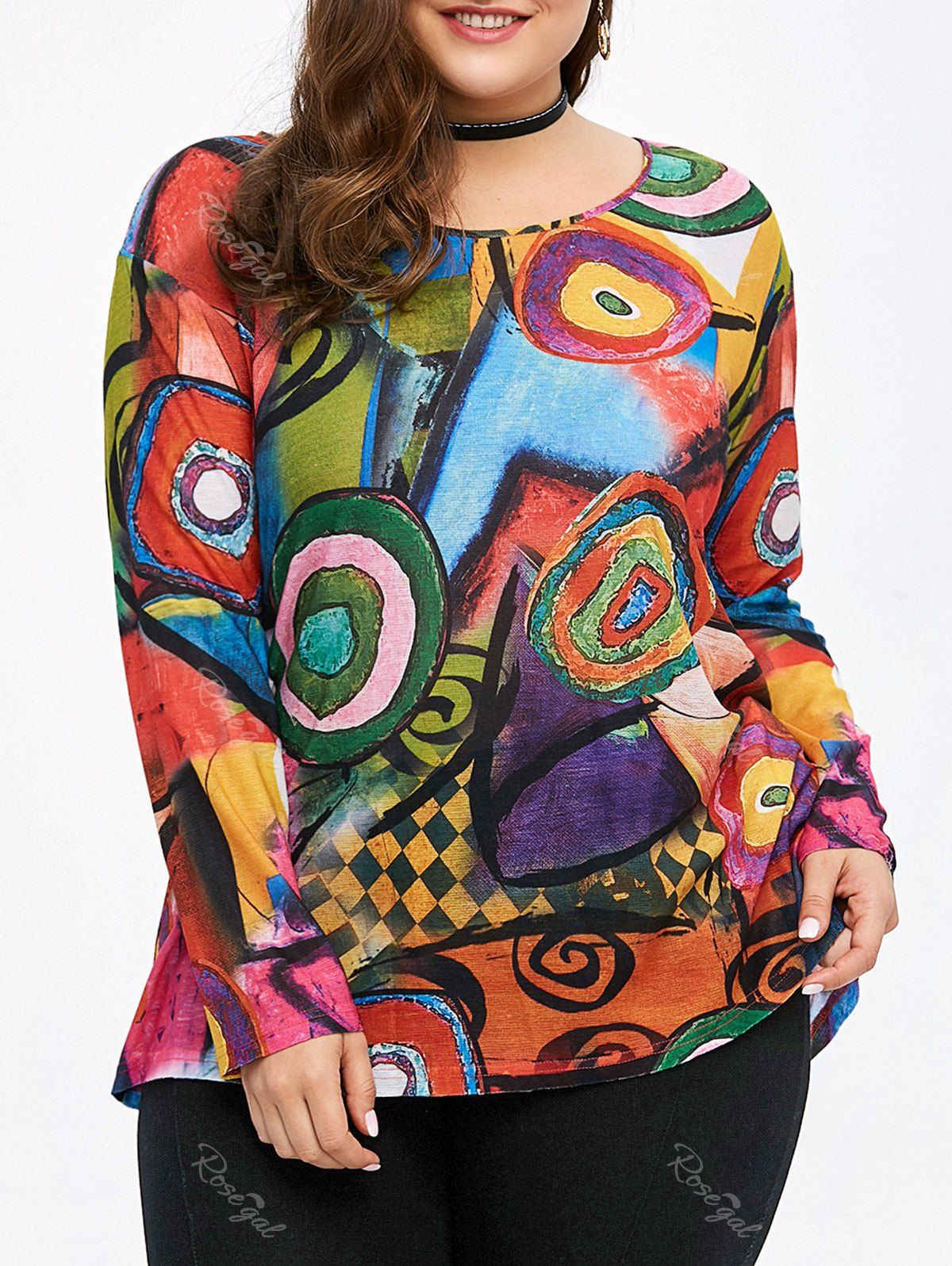 graphic long sleeve tops