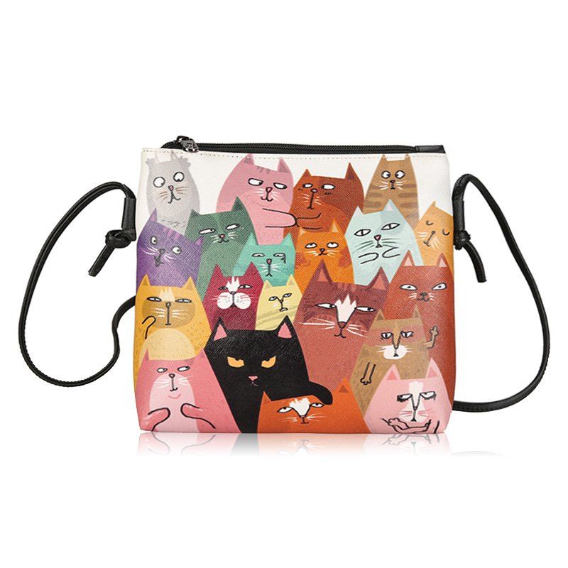 [30 OFF] Animal Print Funny Crossbody Bag Rosegal