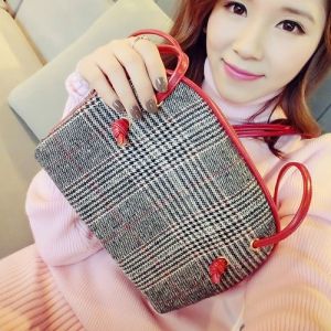 Cross Body Tweed Bag