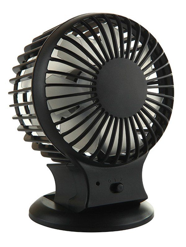 

USB Rechargeable Handheld Office Mute Mini Fan, Black