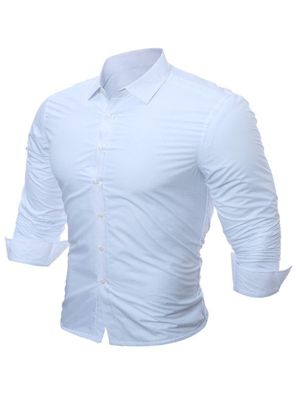 Shirt à manches longues flocage Blanc 2XL